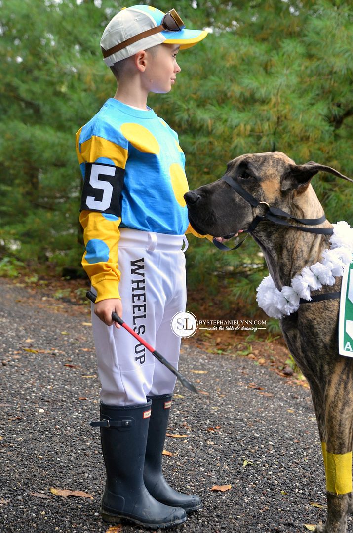 Jockey and Race Horse Costume homemade coordinating halloween 